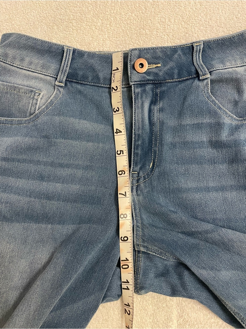 HALARA Blue Spruce Denim Wide-Leg Stretch Jeans - Picture 6 of 8
